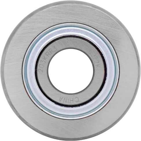 [2-Pack] 203KRR3 - Agriculture Ball Bearing, 0.625" (1/16") ID, 2" OD, 0.5906" Width, Two Single Lip Seals, Farm Machinery, Double Metal Shield in Saudi Arabia