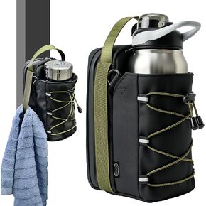Magnetic Gym Bag - 11LB Ultra-Strong Force, Large 50oz Bottle Holder with Towel Loop, Magnetic Gym Water Bottle Bag For Gym Fitness, Workout, Outdoor in Saudi Arabia