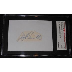Toronto Jays John Cerutti (d.04) Signed Mounted 3x4 Autograph SGC Slabbed - Baseball Slabbed Autographed Cards in Saudi Arabia