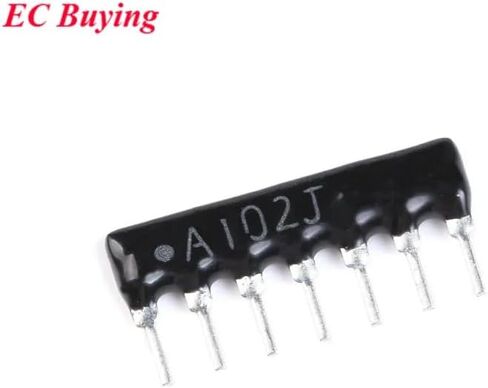 New 2024 10Pcs/Lot Dip Exclusion 7Pin Resistor Network Array A07 A07-103Jp 10K A07-472Jp 4.7K A07-102Jp 1K Ohm 1/8W 5% Resistance in Saudi Arabia