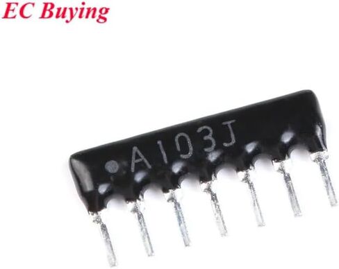New 2024 10Pcs/Lot Dip Exclusion 7Pin Resistor Network Array A07 A07-103Jp 10K A07-472Jp 4.7K A07-102Jp 1K Ohm 1/8W 5% Resistance in Saudi Arabia