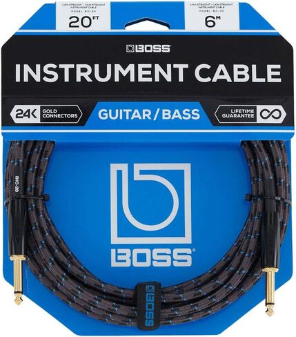 Boss BIC-3AA TS - TS Angled to Angled Instrument Cable - 3 Feet in Kuwait