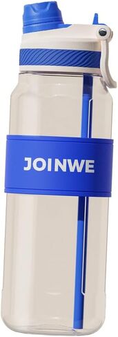 ZZT 34 OZ زجاجات مياه بلاستيكية ، زجاجة مياه رياضية مع قش ، مقاومة للتسرب ، شرب مزدوج ， زجاجة مياه رياضية للنشاط الداخلي والخارجي (الأخضر) in Kuwait