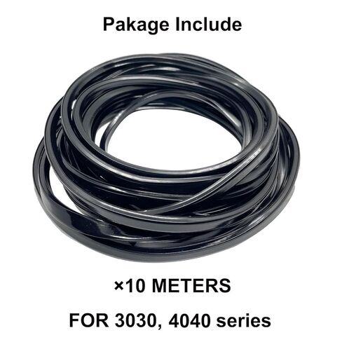 Dust Protection Soft Cover Seal Strip for 3030&4040 Series 8mm Slot Aluminum Profile Extrustion Black 10M in Saudi Arabia