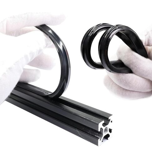 Dust Protection Soft Cover Seal Strip for 3030&4040 Series 8mm Slot Aluminum Profile Extrustion Black 10M in Saudi Arabia