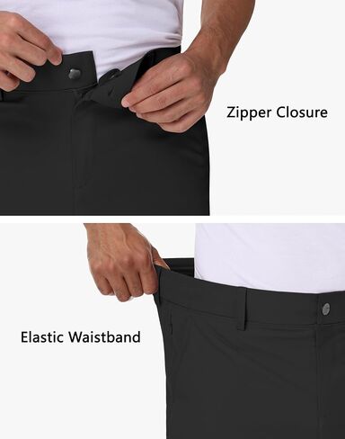JWM Men's 7" Golf Shorts with 6 Pockets - Stretchy Lightweight Hiking Hybrid Work Dress Short Casual Breathable Quick Dry in Kuwait