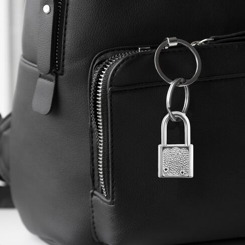 10 PCS Suitcase Locks with Keys, Luggage Locks Silver Padlock with Key Metal Padlock with Key Mini Travel Lock Backpack Lock for Jewelry Boxes Decor Backpack Travel in Saudi Arabia