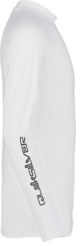 Quiksilver boys All Time Long Sleeve Youth Rashguard Surf Rash Guard Shirt, White, Medium US in Saudi Arabia