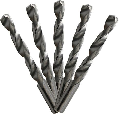 5Pcs 0.5mm-7mm Solid Carbide Drill Bits Set, Uncoated (Bright) Finish, Round Shank, Spiral Flute Twist Drill Bit for Metal(4.4mm 5pc) in Kuwait