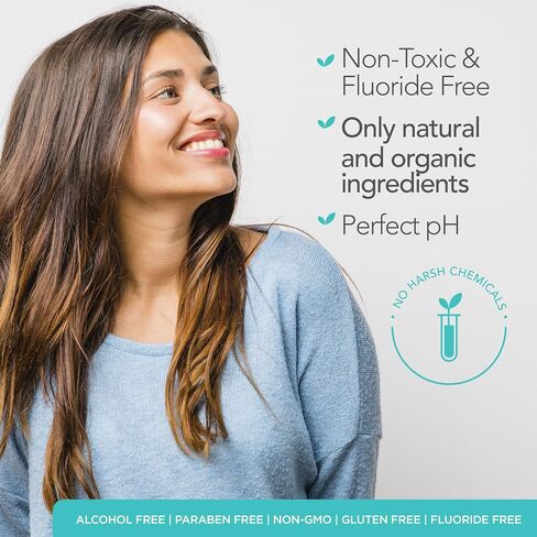 ORL Fluoride-Free, Natural Hydroxyapatite Toothpaste with Organic Xylitol. Helps Strengthen Teeth, Prevent Cavities, Non-Toxic Ingredients. Natural Fresh Mint Flavor 4 oz. Made is USA in Kuwait