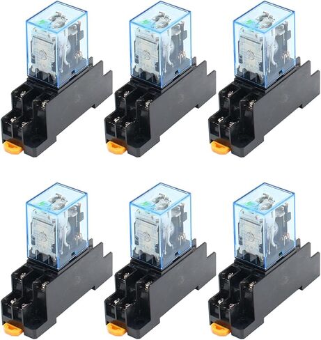 10set MY2P HH52P MY2 Relay 110V 220V 380V Coil General Purpose DPDT Micro Mini Relay(Dc,12V) in Saudi Arabia