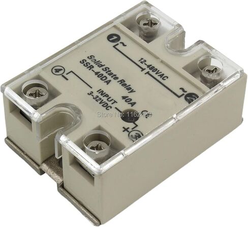SSR-40DAP النوع العشوائي المرحلة الفردية DC إلى AC 40A 480V SSR 40DA ترحيل الحالة الصلبة in Saudi Arabia