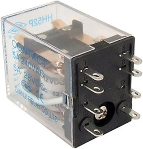2pcs MY2NJ MY2N MY2 HH52P DC 12V Coil 8 PIN Power Relay DPDT 5A 240V AC / 28V DC in Saudi Arabia