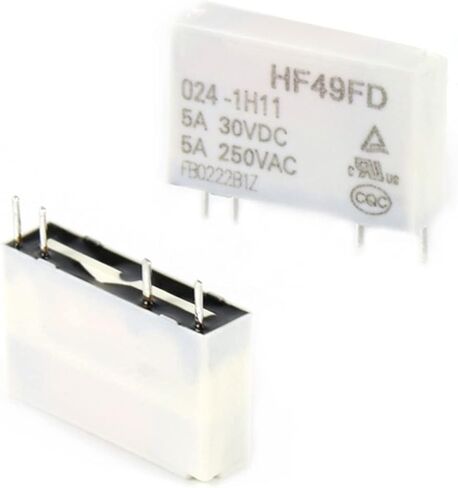 30PCS HF49FD-024-1H11 24V 4-PIN الكهرومغناطيسي التتابع 250V 5A مجموعة صغيرة من أربعة مفتوحة عادة in Saudi Arabia