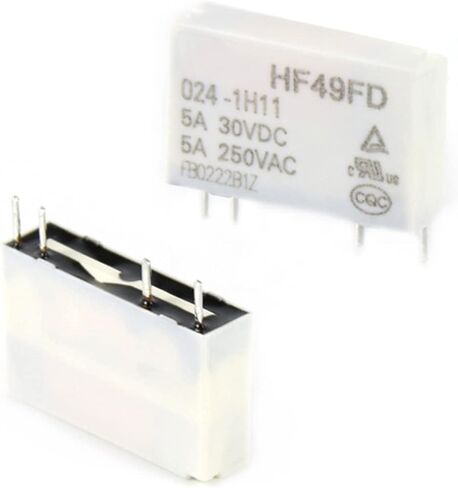 30PCS HF49FD-024-1H11 24V 4-PIN الكهرومغناطيسي التتابع 250V 5A مجموعة صغيرة من أربعة مفتوحة عادة in Saudi Arabia