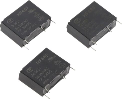 10PCS 4PIN HF46F-024-HS1 HF46F-012-HS1 HF46F-005-HS1 HF46F 24-HS1 5 12-5A250VAC Relay in Saudi Arabia