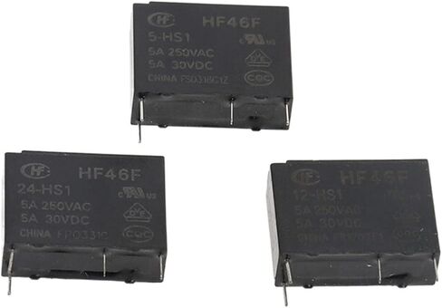 10PCS 4PIN HF46F-024-HS1 HF46F-012-HS1 HF46F-005-HS1 HF46F 24-HS1 5 12-5A250VAC Relay in Saudi Arabia