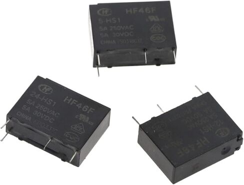 10PCS 4PIN HF46F-024-HS1 HF46F-012-HS1 HF46F-005-HS1 HF46F 24-HS1 5 12-5A250VAC Relay in Saudi Arabia