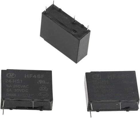 10PCS 4PIN HF46F-024-HS1 HF46F-012-HS1 HF46F-005-HS1 HF46F 24-HS1 5 12-5A250VAC Relay in Saudi Arabia