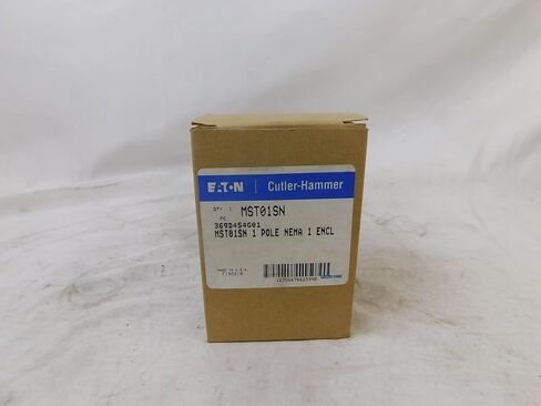 Eaton MST01SN Motor Motor Starter ، تبديل التبديل ، 1PH ، 1P ، سلسلة MS ، NEMA 1 in Saudi Arabia