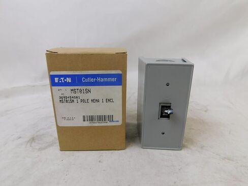 Eaton MST01SN Motor Motor Starter ، تبديل التبديل ، 1PH ، 1P ، سلسلة MS ، NEMA 1 in Saudi Arabia
