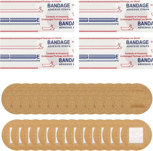 300pcs Round Spot Bandages, 0.87in Elastic Fabric Adhesive Bandage Skin Friendly Dot Bandaids for Face Nose Hands & Sensitive Skin First Supplies in Saudi Arabia
