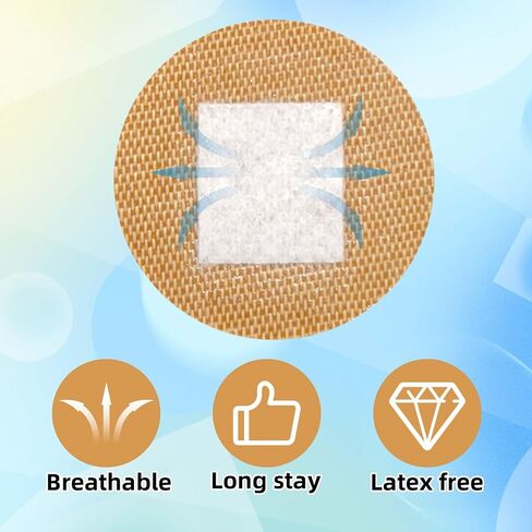 300pcs Round Spot Bandages, 0.87in Elastic Fabric Adhesive Bandage Skin Friendly Dot Bandaids for Face Nose Hands & Sensitive Skin First Supplies in Saudi Arabia