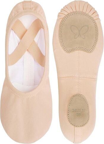 Daydance Cloud Soft 4 Way Way Women Women Ballet Shoes ، Women Ballet Slippers for Dance ، Gymnastics in Saudi Arabia