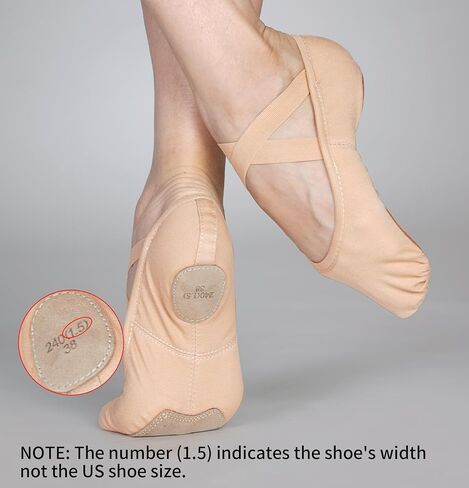 Daydance Cloud Soft 4 Way Way Women Women Ballet Shoes ، Women Ballet Slippers for Dance ، Gymnastics in Saudi Arabia