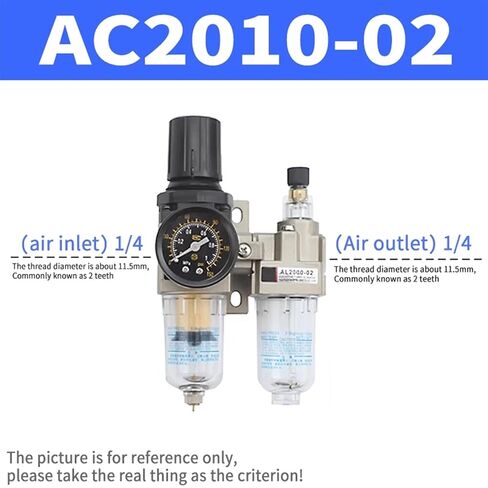 1PCS AC2010-02 AC3010-03 AC4010-06 نوع التصريف التلقائي/اليدوي لضغط فاصل زيت الغاز الهوائي (AC2010-02D) in Kuwait