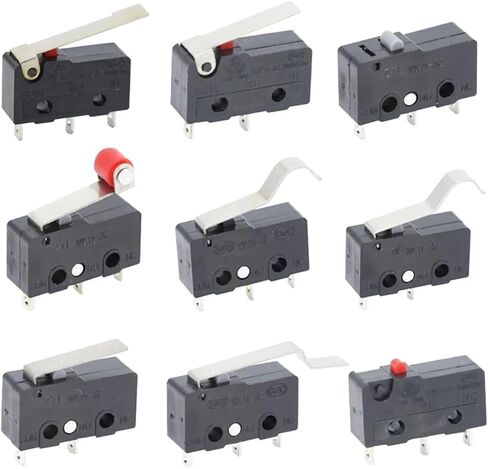 100 PCS/lot 3 pin/2pin Limit Switch 5A250VAC KW11-3Z Mini Switch Micro Limit Sensor(3P Long Handle) in Saudi Arabia