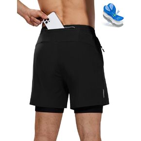 Nepest Men’s 4D Padded Mountain Bike Shorts MTB Cycling Biking Bicycle Riding Shorts with Zipper Pockets in Kuwait