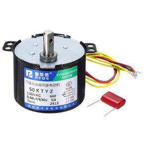 DMiotech Synchronous AC Reduction Motor 50KTYZ AC110V 5RPM Ac Motor 130N.CM CW/CCW Low Noise Gearbox Electric Motor for Instrumentation Automation Control in Saudi Arabia