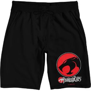 Thundercats Animated Series Title Logo Men's Black Lounge Shorts in Saudi Arabia