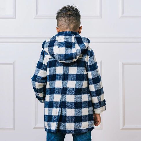 Hope & Henry Boys' Quilted Barn Coat with Detachable Hood in Saudi Arabia