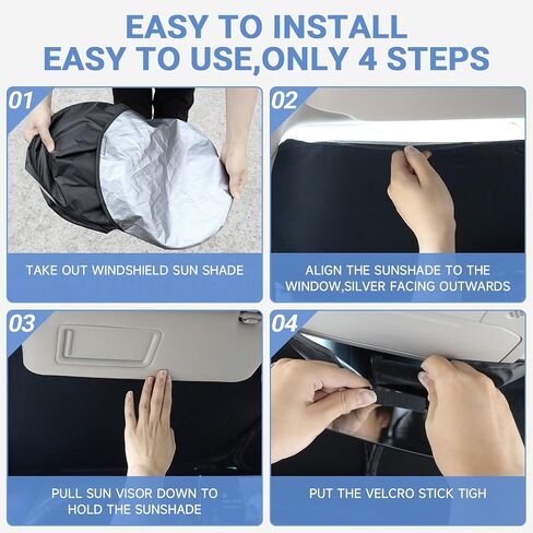 هليت قابلة للطي الزجاج الأمامي Sunshade لـ Hyundai 2022-2025 سانتا كروز الملحقات السيارة نافذة أمامية ظلال شمس لتقليل حرارة السيارة الداخلية in Saudi Arabia