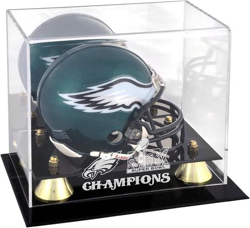 Philadelphia Eagles Super Bowl LIX Champions en Classic Mini Helmet Logo Display Case - NFL Mini Helmets ''Case Only'' in Saudi Arabia