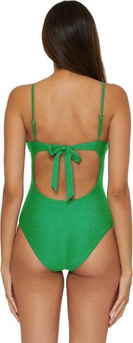 BECCA Women's Luxe Buckle One Piece Swimsuit, Adjustable, Bathing Suits in Saudi Arabia
