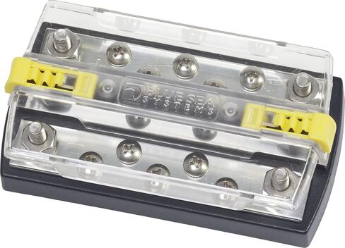 Blue Sea 2722 DualBus Plus 1/434; Stud, 5 x 10 - 32 Screw Terminal in Saudi Arabia