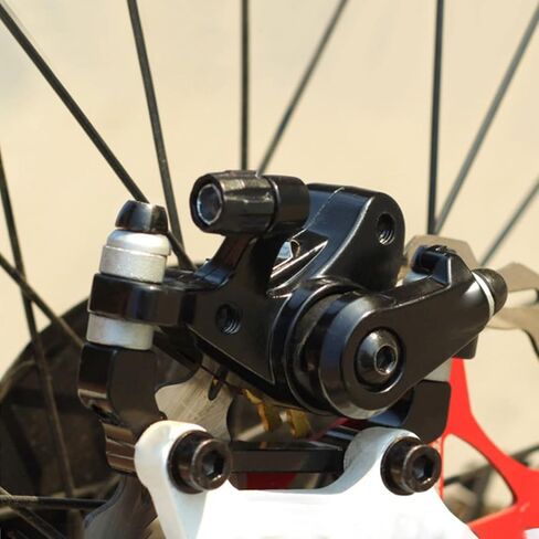 Disc Brake, Solid Disc Brake Calipers Front and Rear Mechanical Disc Brake Calipers for Universal Electric Bicycles with Heat Dissipation Effect (Front disc Brake (F160 R140)) in Saudi Arabia