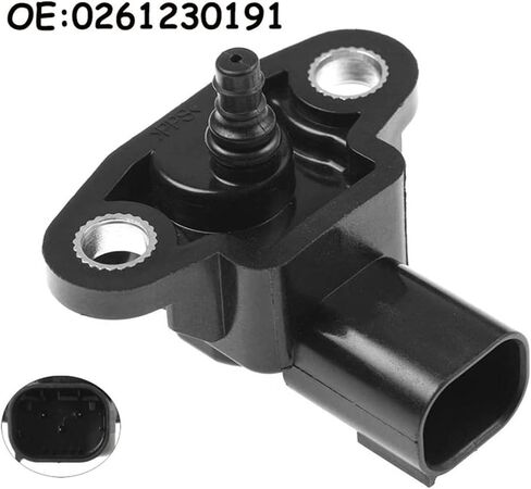 Sensor Intake Air Boost Pressure Manifold Absolute Sender 0261230191 1Pcs in Saudi Arabia
