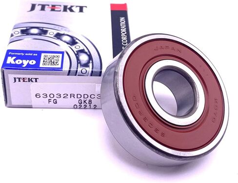 KOYO Japan 6303 2RDD C3 Alternator Ball Bearing, Rubber Sealed 17x47x14 mm in Saudi Arabia
