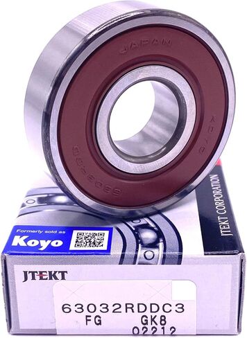KOYO Japan 6303 2RDD C3 Alternator Ball Bearing, Rubber Sealed 17x47x14 mm in Saudi Arabia