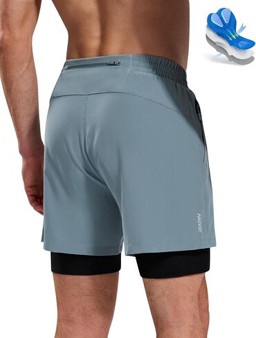 Nepest Men’s 4D Padded Mountain Bike Shorts MTB Cycling Biking Bicycle Riding Shorts with Zipper Pockets in Saudi Arabia