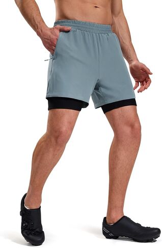 Nepest Men’s 4D Padded Mountain Bike Shorts MTB Cycling Biking Bicycle Riding Shorts with Zipper Pockets in Saudi Arabia