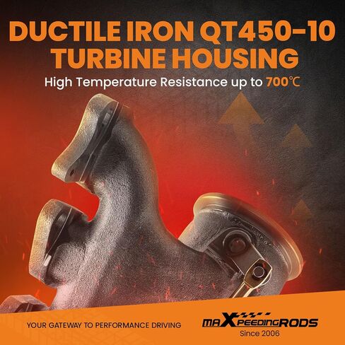 MaxPeedingrods Turbo Turboarger لـ Buick Encore 2013-2021 ، لشيفروليه كروز 2011-2016 Sonic 2012-2020 Trax 2013-2021 ، 1.4L Engine ، 55565353 ، سلسلة PVL الأساسية in Saudi Arabia