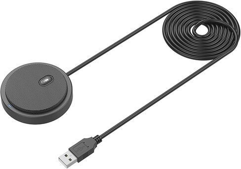 USB Microphone for PC, Computer Microphones, Omnidirectional Condenser Mic with Noise Cancelling for Conference Online Class, Zoom, Recording,Laptop,Desktop, Plug & Play (UM02) in Kuwait