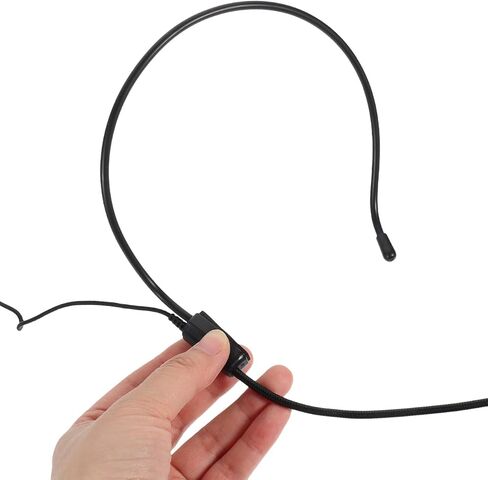 Supvox 6pcs سماعات الرأس السلكية ميكروفون مكثف الميكروفون لميكروفون صوت مضخم صوت مع تصميم خفيف الوزن للغناء محاضرات ومقابلات أسود in Kuwait
