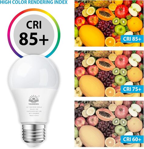 A21 LED Light Bulb, 150 Watt Equivalent LED Bulbs, 19W 5000K Daylight, 2300 Lumens, Non-Dimmable, E26 Base, Super Bright Light Bulb Indoor, Energy Efficient ETL Listed, 4-Pack in Saudi Arabia