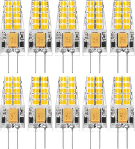 6 حزمة G4 LED LED Bulb 12V AC/DC 2.5W مكافئ 30W T3 BI-PIN BASE 2700K ناعم دافئ مصابيح G4 LIGH in Saudi Arabia